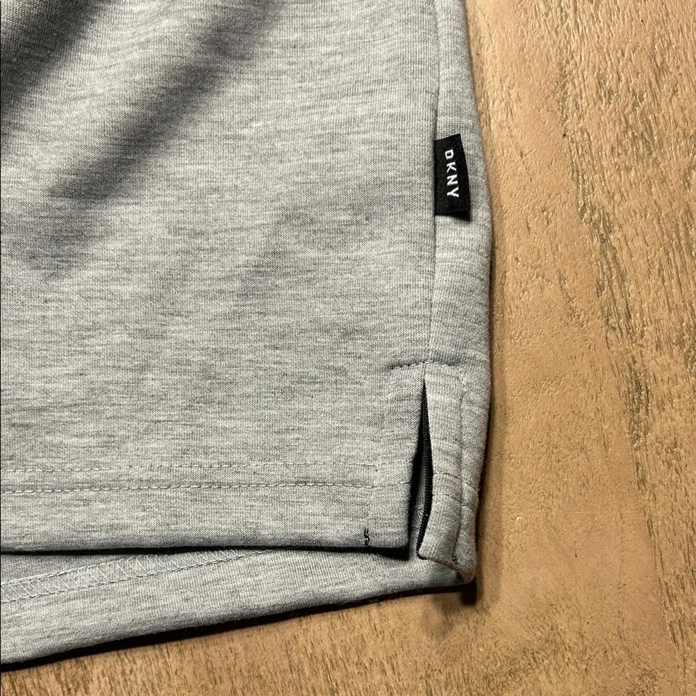 DKNY Light Gray Quarter-Zip Sweatshirt - Picture 3 of 8